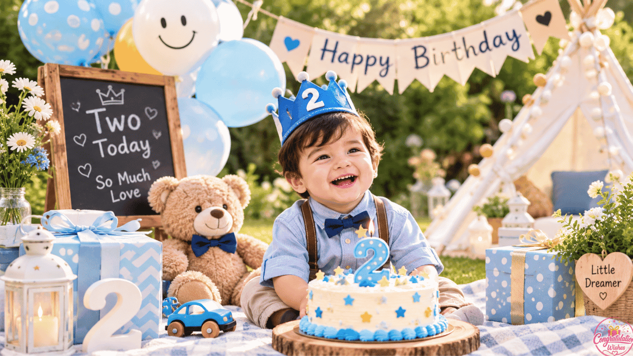 2nd birthday wishes for son