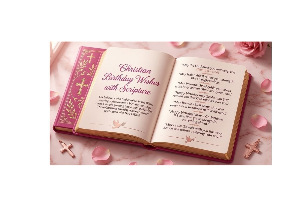 Christian Birthday Wishes with Scripture