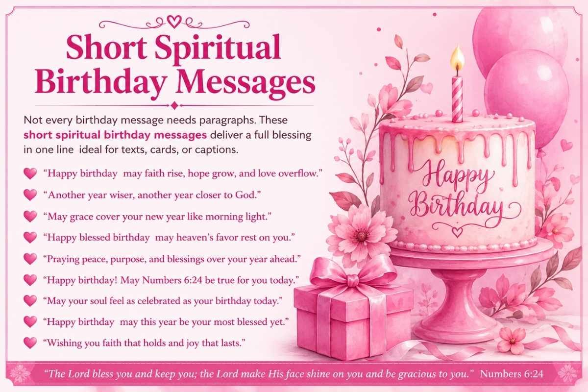 Short Spiritual Birthday Messages