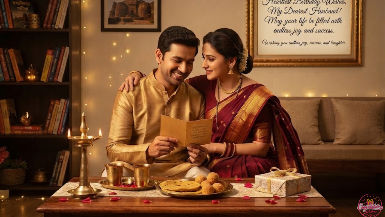 Types of Birthday Wishes for Husband in Marathi