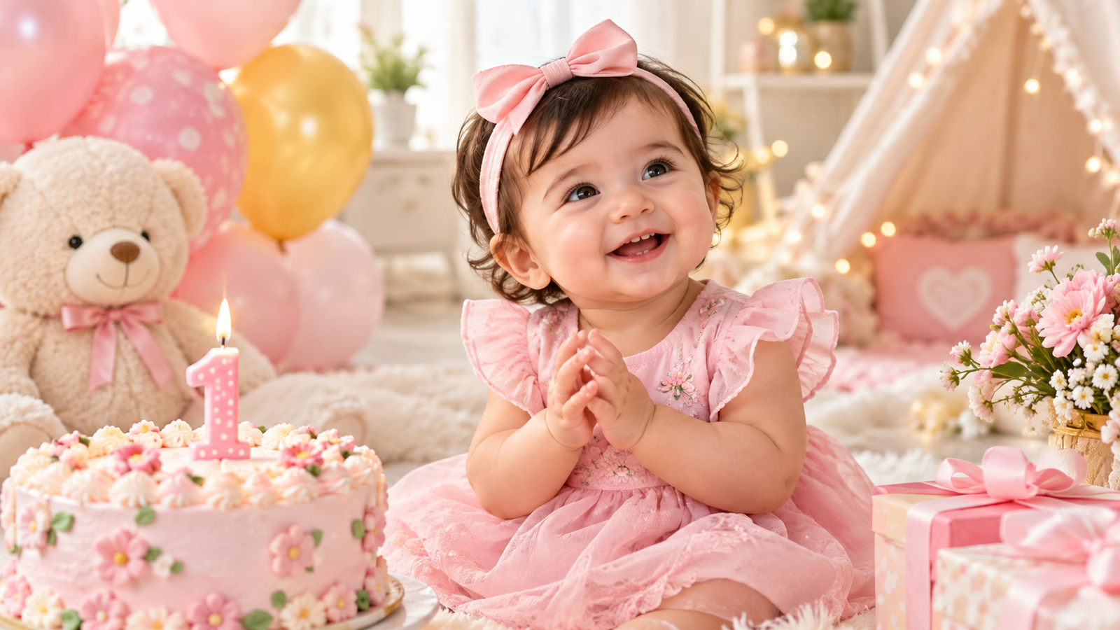 Birthday Wishes for Cute Baby Girl