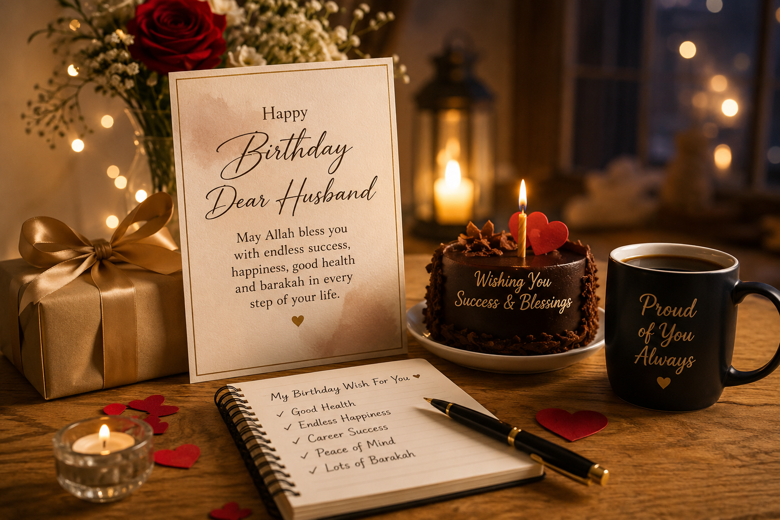 Successful Birthday Wishes for Husband