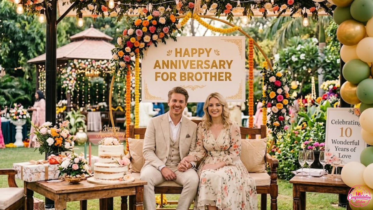 anniversary wishes for brother