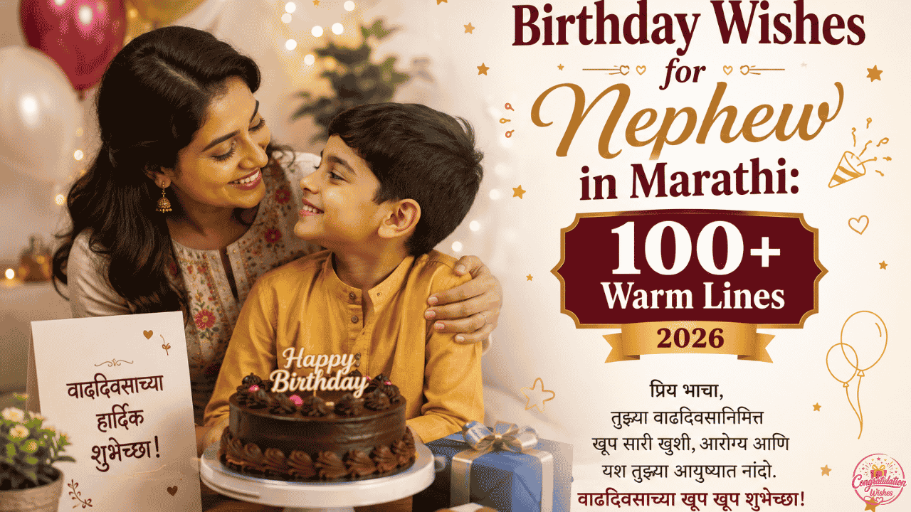 birthday wishes for nephew in Marathi