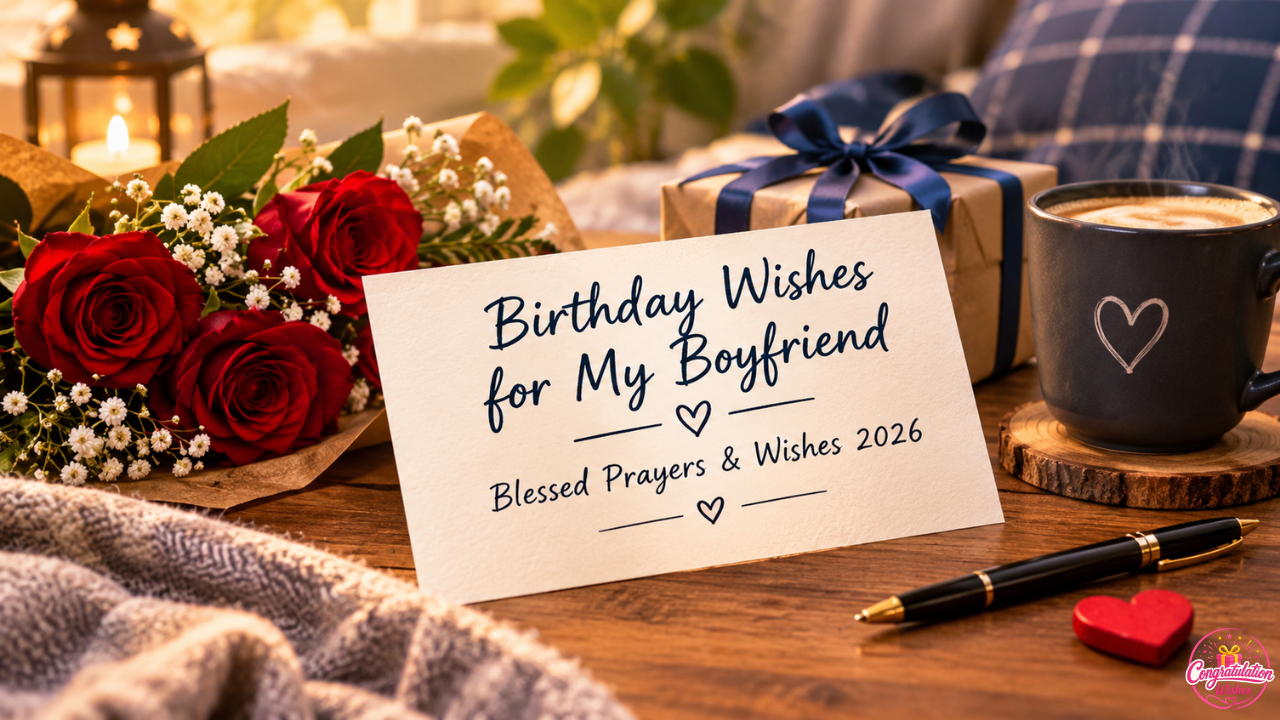 Birthday Wishes to My Boyfriend with Prayer