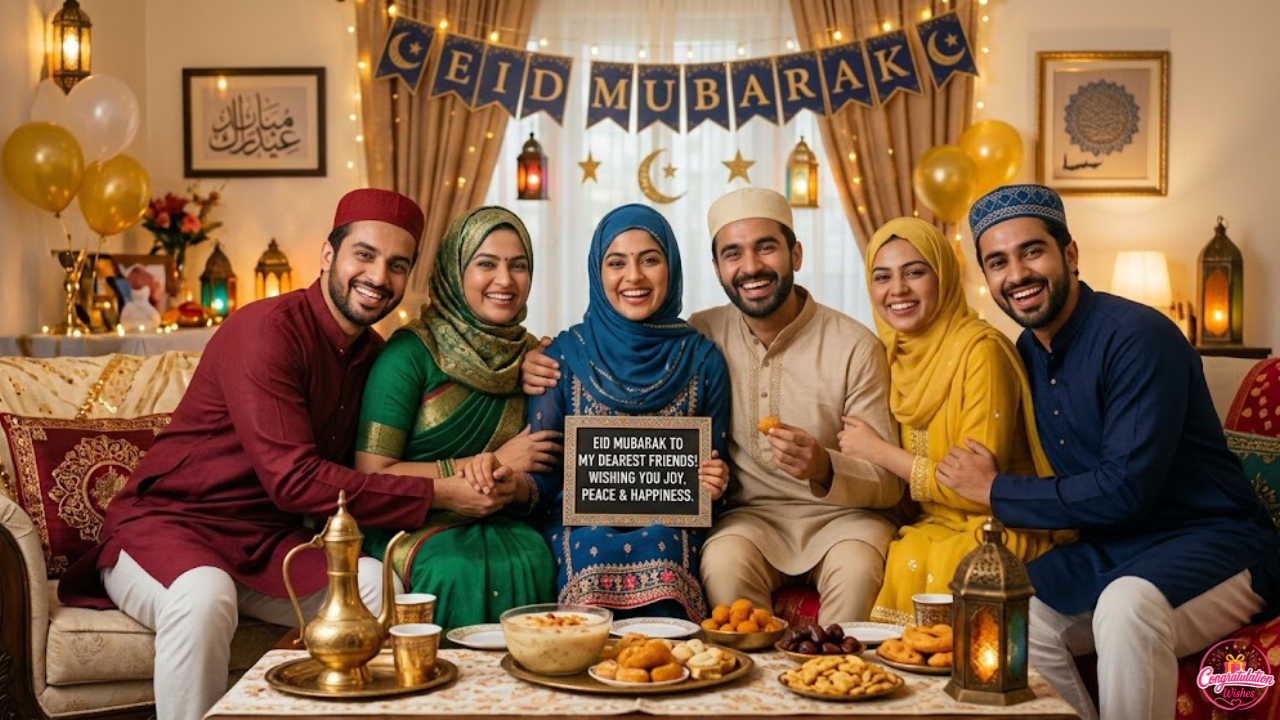 Eid Mubarak Wishes for Friends
