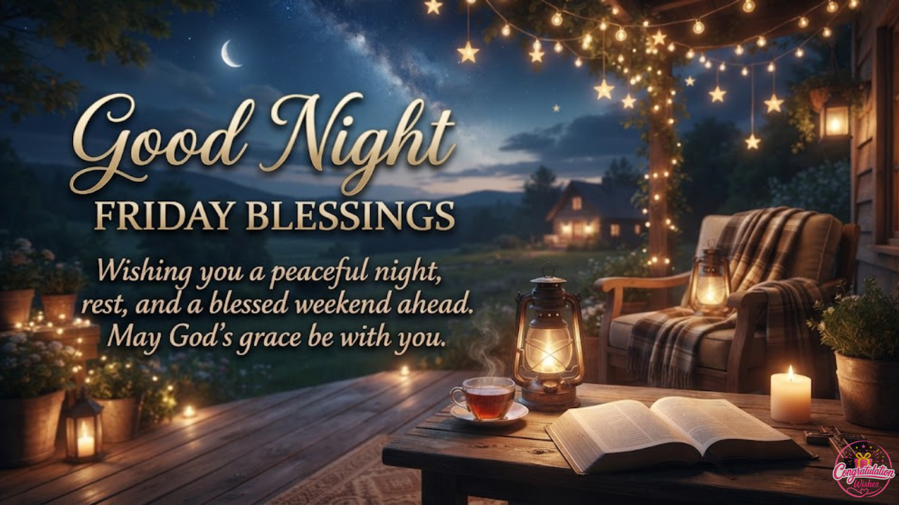 Good Night Friday Blessings