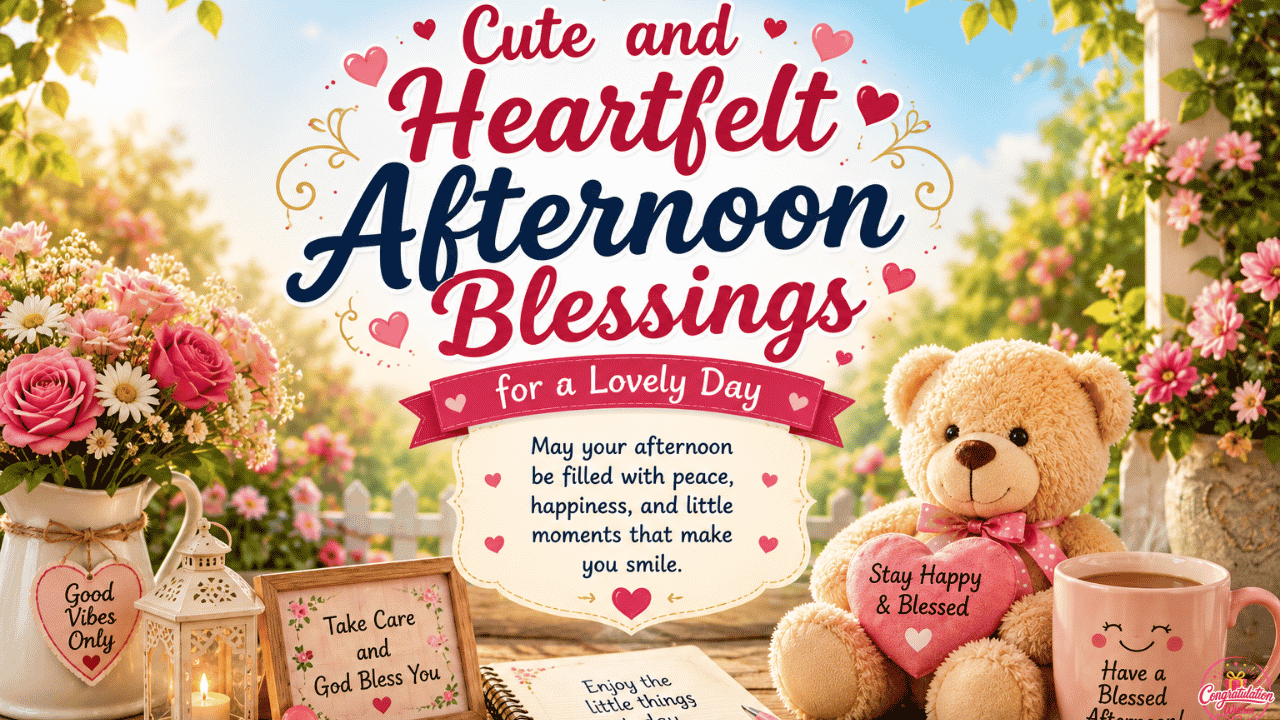  Heartfelt Afternoon Blessings 