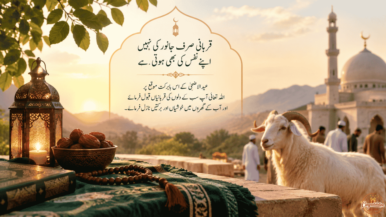 Sacrifice Eid ul-Adha Quotes in Urdu