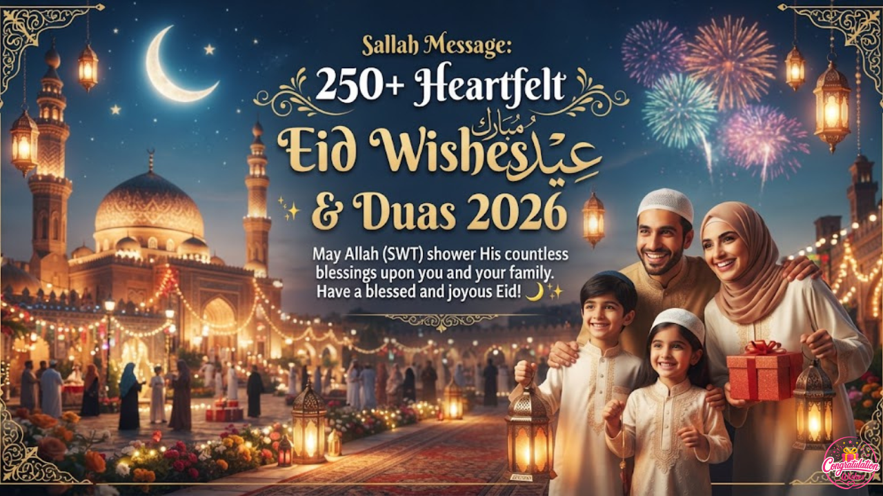 Sallah Message: 250+ Heartfelt Eid Wishes & Duas