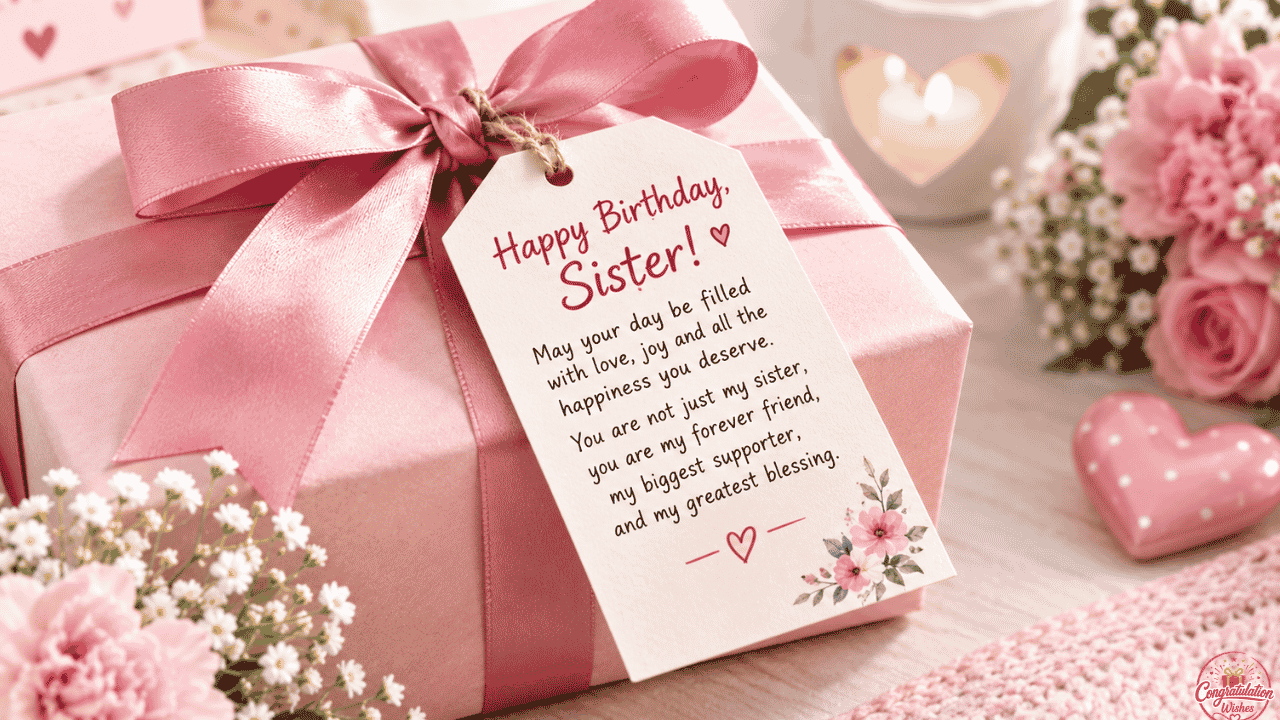 Sister's Birthday Gift