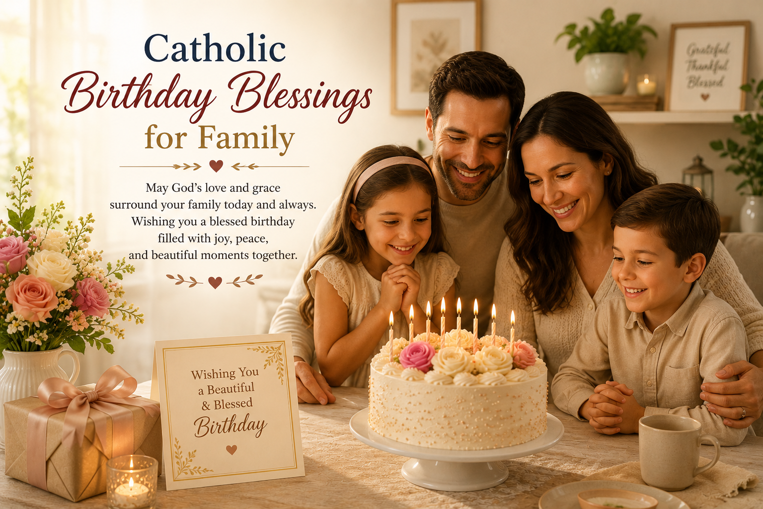 Catholic Birthday Blessings for Family
