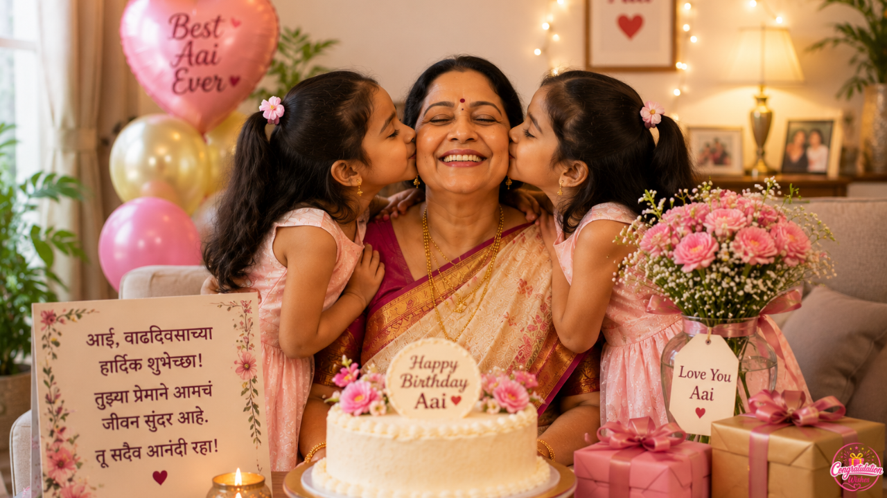 mother birthday wishes in Marathi