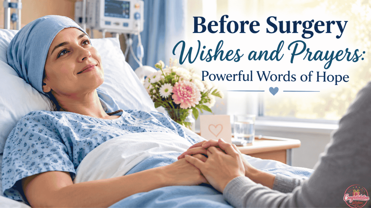 Before Surgery Wishes and Prayers