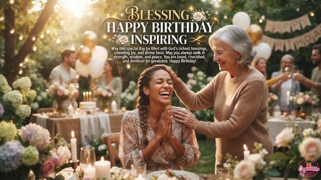 Blessing Happy Birthday Inspiring: Powerful Blessings