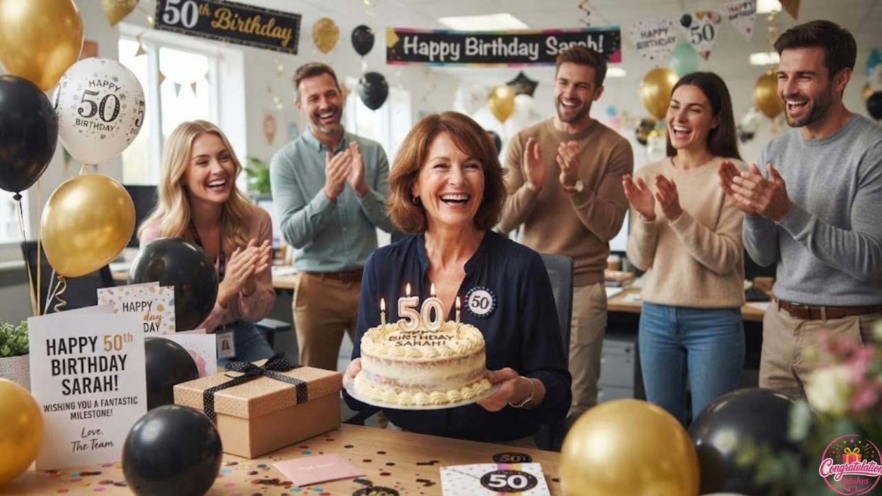 Colleague 50th Birthday Wishes
