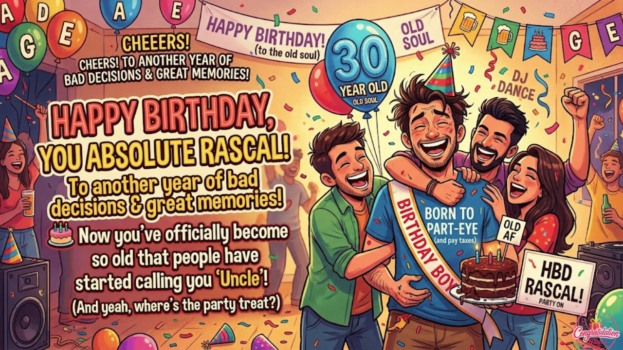 Funny Birthday Message for Friend