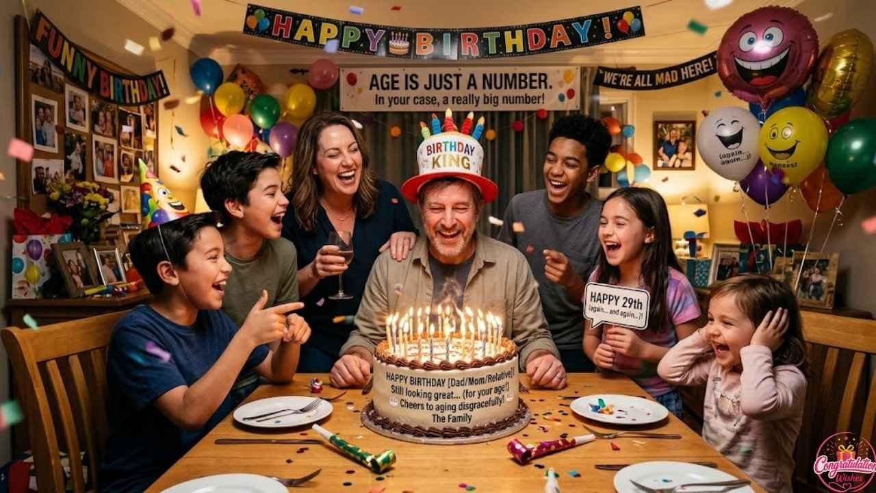 Funny Birthday Wishes for Family