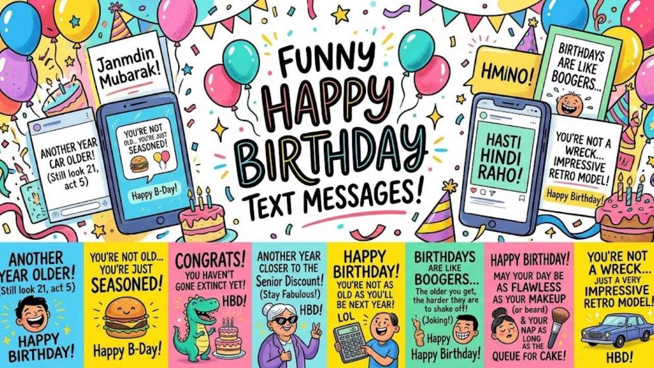 Funny Happy Birthday Text Messages