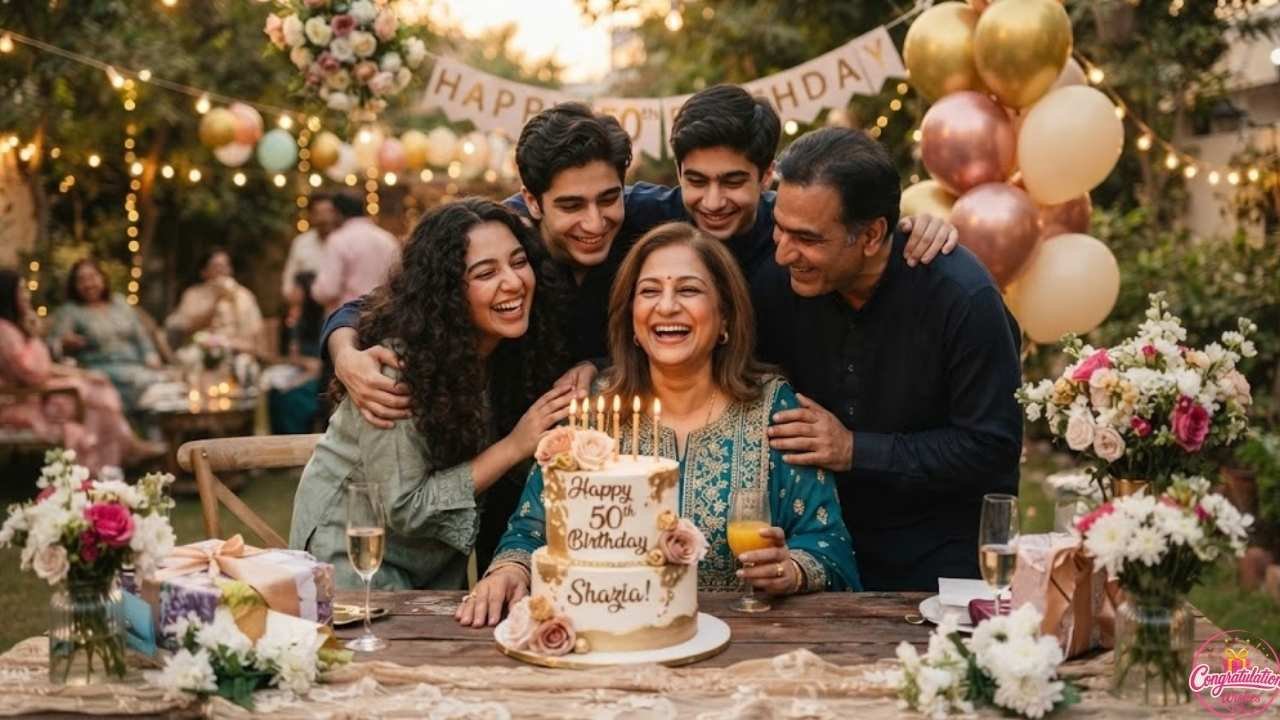 Heartwarming 50th Birthday Wishes