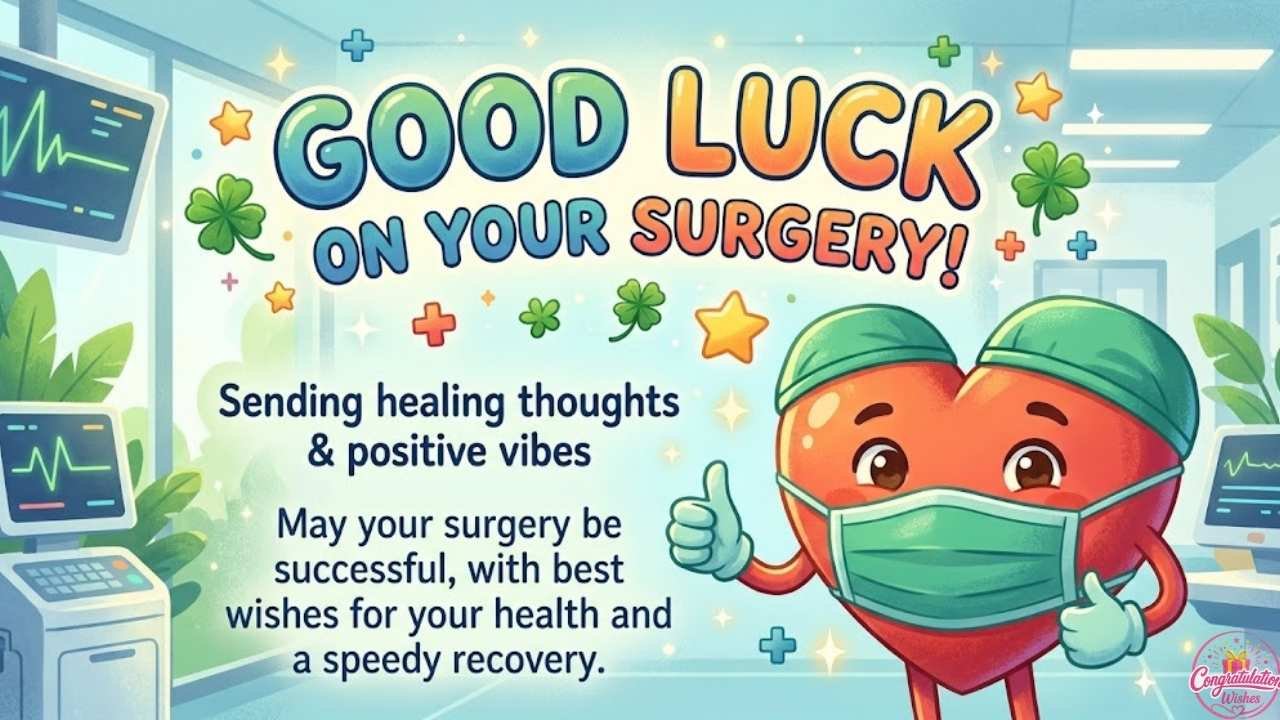 How to Say Good Luck on Surgery