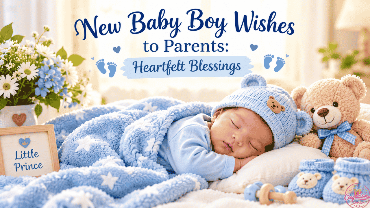 New Baby Boy Wishes to Parents