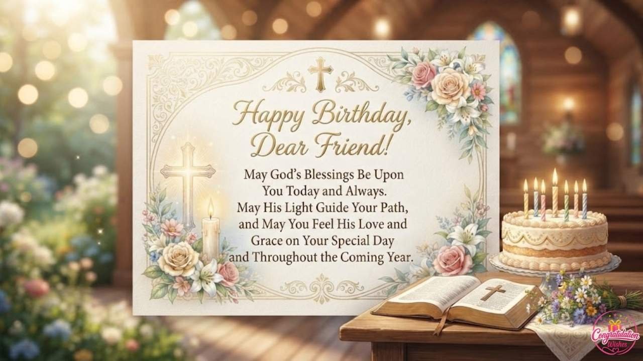 Religious Birthday Wishes for a Friend