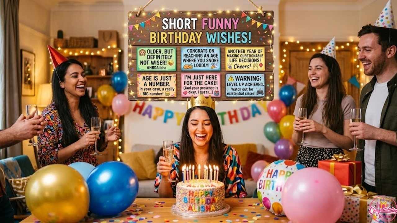 Short Funny Birthday Wishes