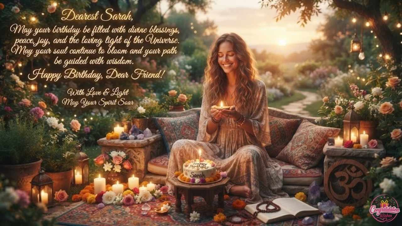 Spiritual Birthday Wishes for Friend